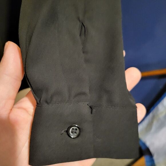 Black Blouse by Pleione in size Women's Small - Picture 5 of 6